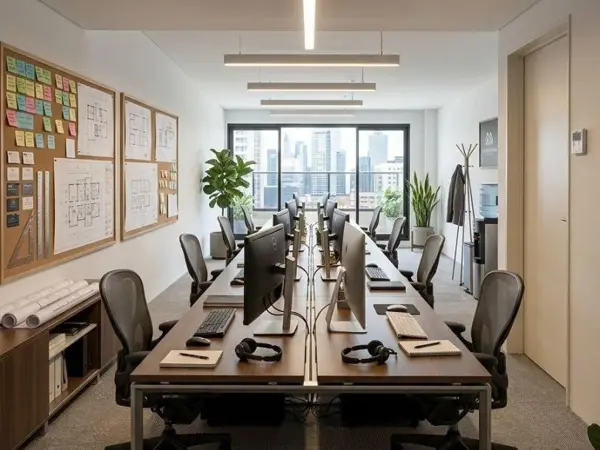 Oficina a estrenar de 66 m² al este con terraza propia en Belgrano — foto 1